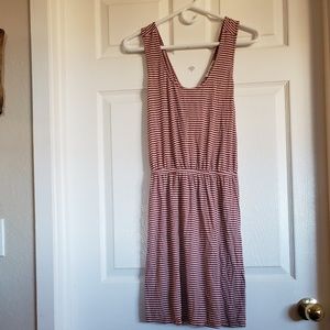 Pink Rose striped dress